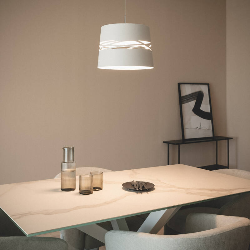 Candeeiro Suspenso LED 28 W em Aço Kerta