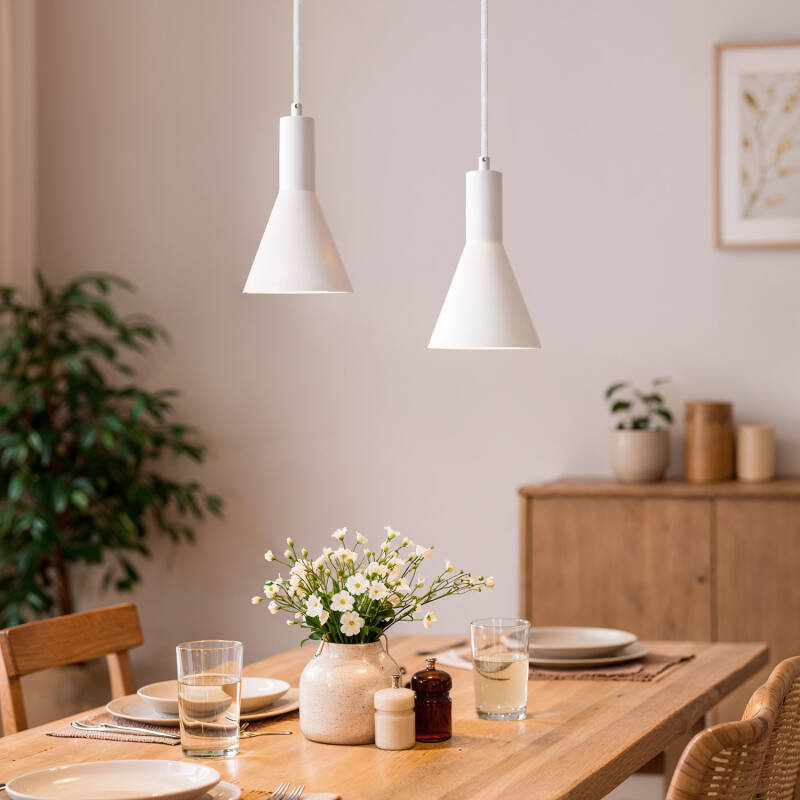 Candeeiro Suspenso Gesso Madiun