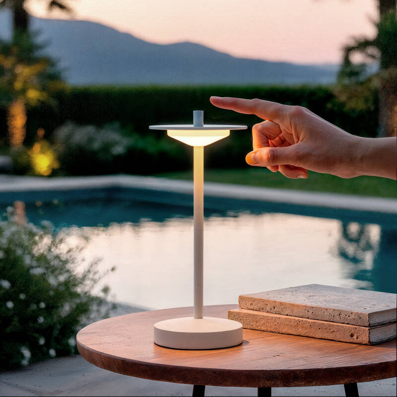 Candeeiro de Mesa LED Portátil com Bateria USB Recarregável Estepona