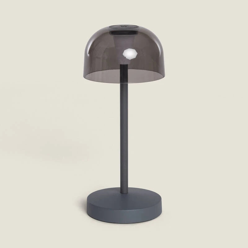 Candeeiro de Mesa LED Portátil com Bateria USB Recarregável Lendora Smoke