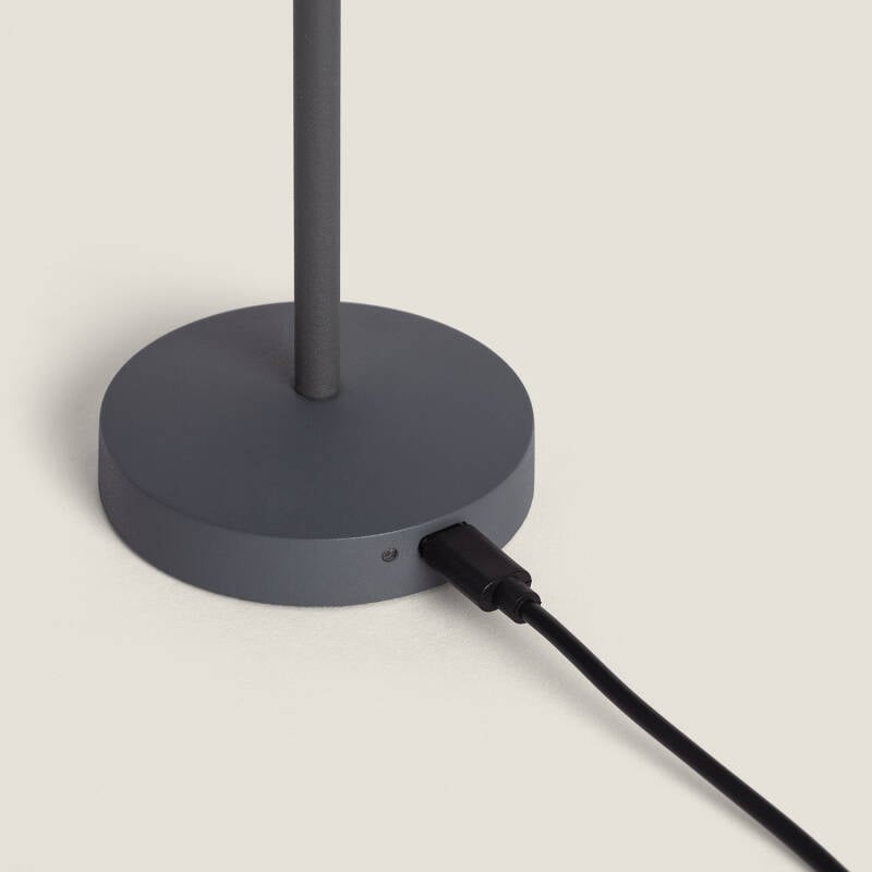 Candeeiro de Mesa LED Portátil com Bateria USB Recarregável Lendora Smoke