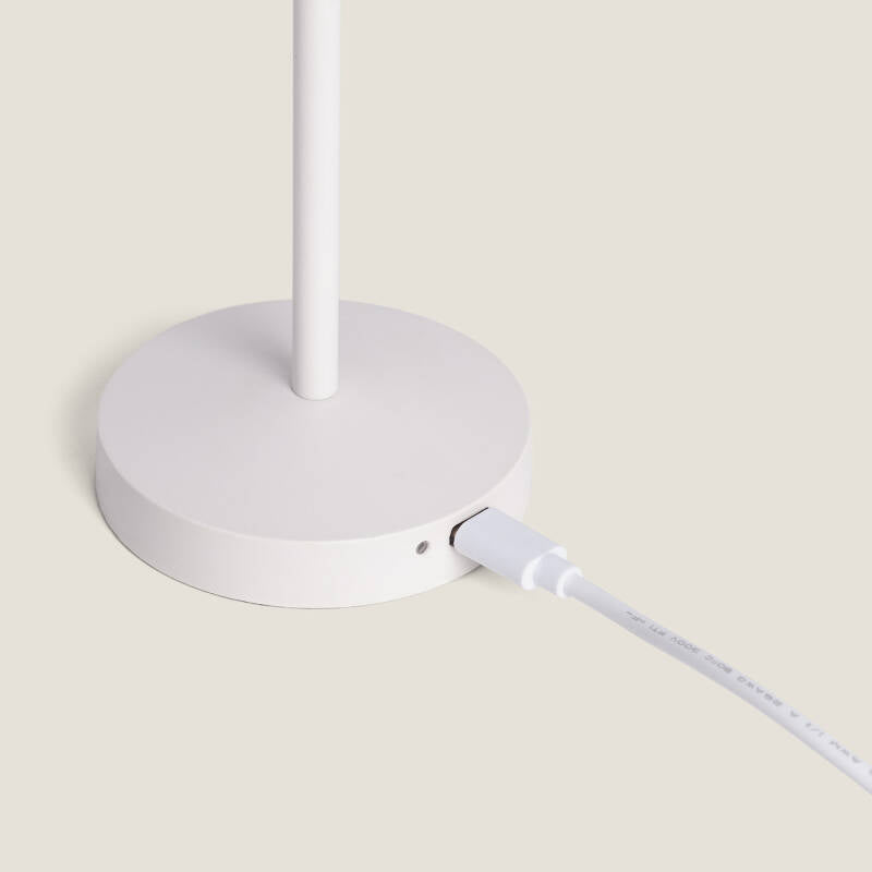 Candeeiro de Mesa LED Portátil com Bateria USB Recarregável Pirinoa