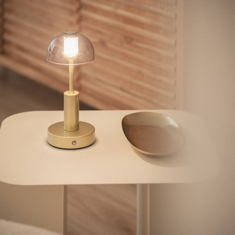 Candeeiro de Mesa LED Portátil com Bateria USB Recarregável Ludza