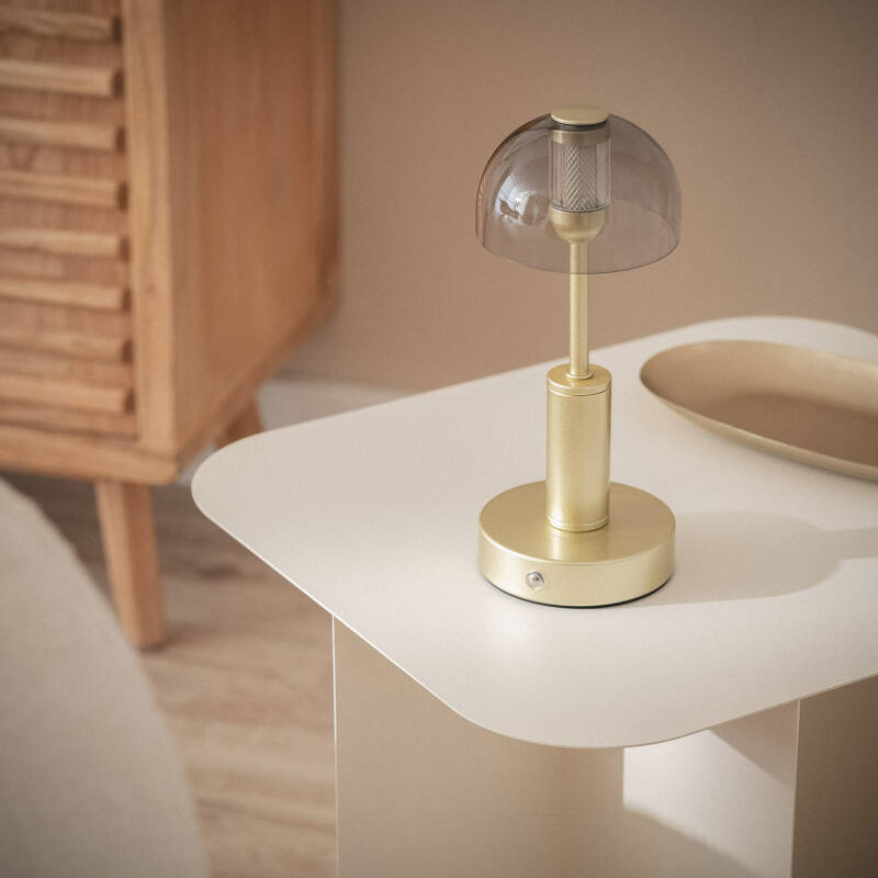Candeeiro de Mesa LED Portátil com Bateria USB Recarregável Ludza