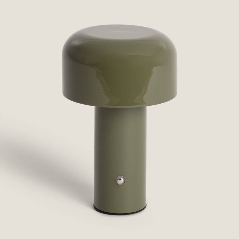 Candeeiro de Mesa LED 2W Portátil Metal com Bateria Recarregável USB Zaipi