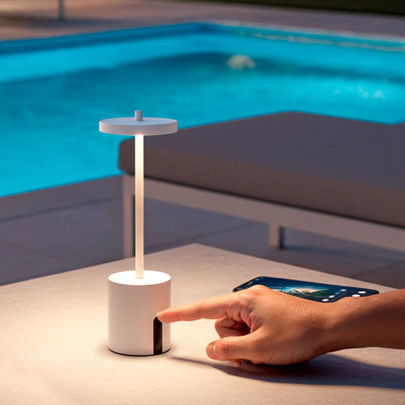 Candeeiro de Mesa LED Portátill com Bateria USB Recarregável Jawania