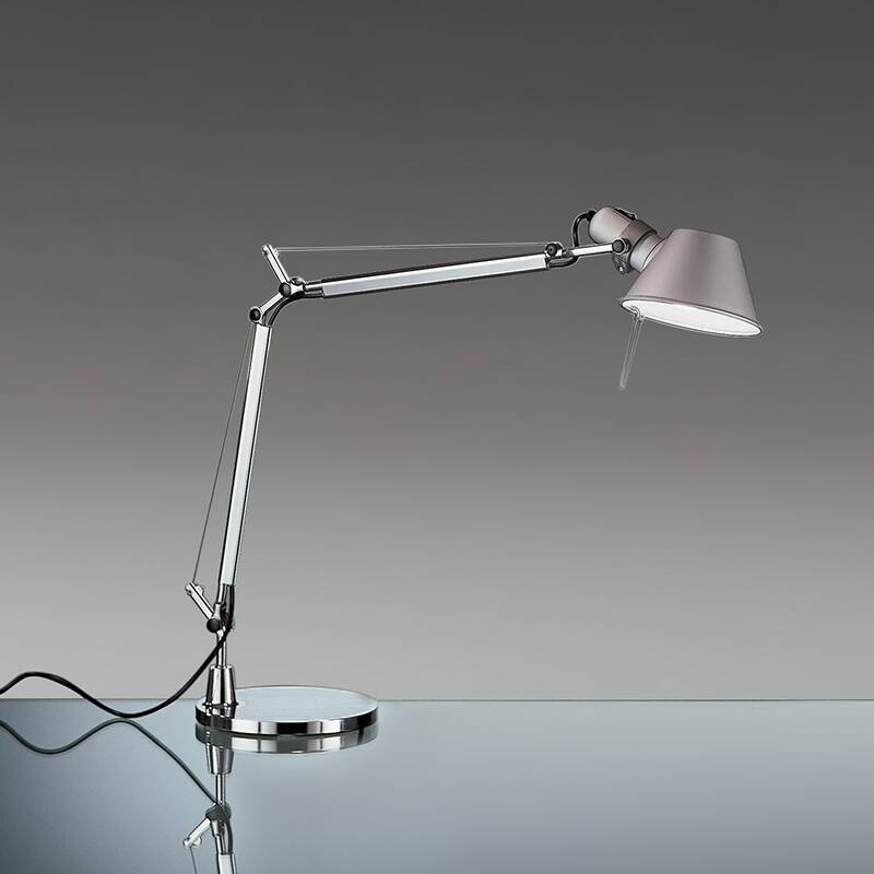 Candeeiro de Mesa LED Tolomeo Mini Cinza ARTEMIDE