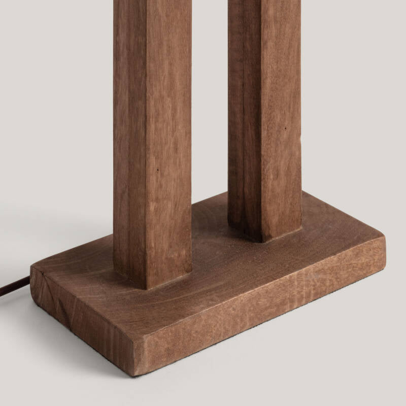 Candeeiro de Mesa Madeira Abner
