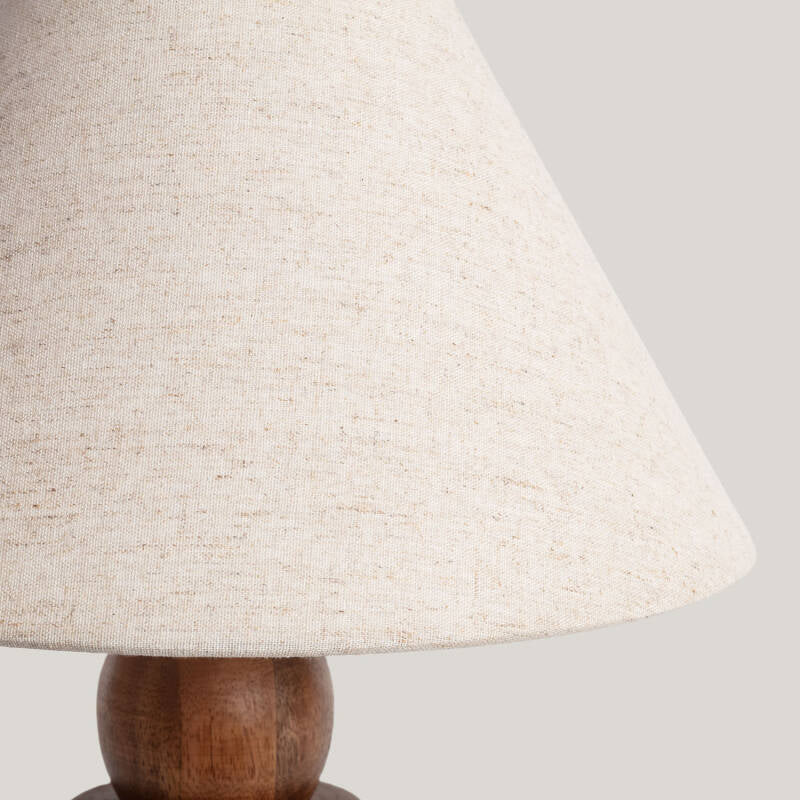 Candeeiro de Mesa Madeira Adah ILUZZIA