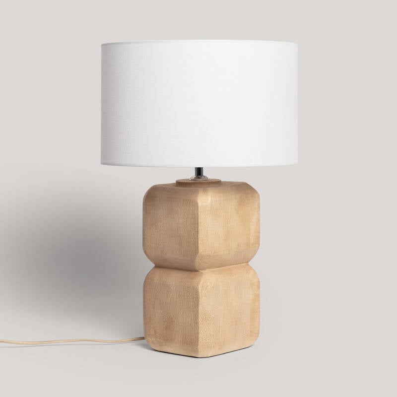 Candeeiro de Mesa Madeira Akesh I