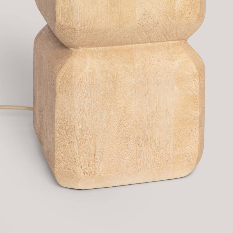 Candeeiro de Mesa Madeira Akesh I