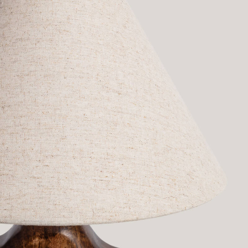Candeeiro de Mesa Madera Hunar I ILUZZIA