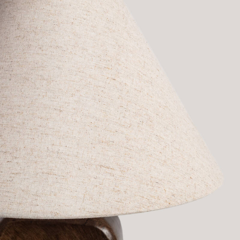 Candeeiro de Mesa Madeira Ishana ILUZZIA
