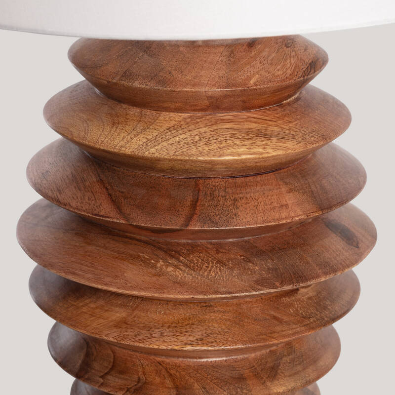 Candeeiro de Mesa Madeira Vihaan ILUZZIA
