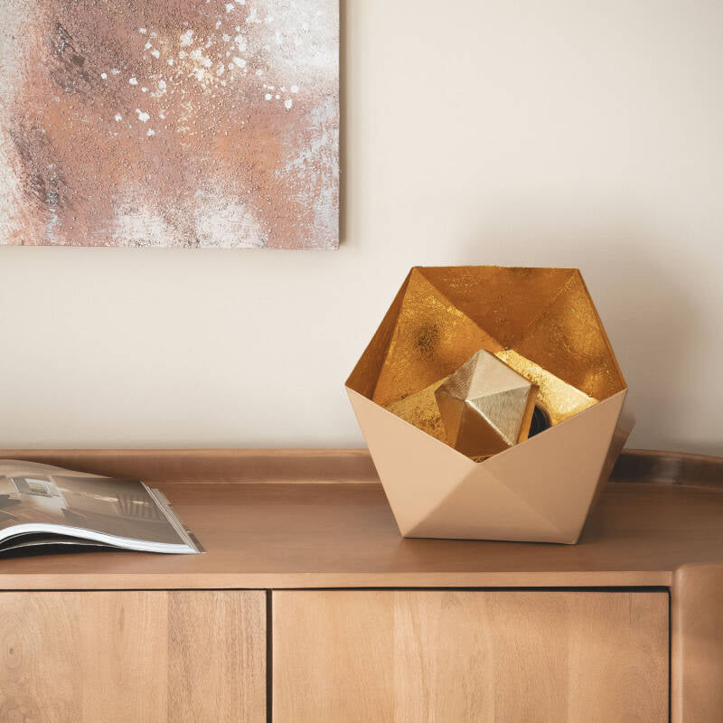 Candeeiro de Mesa Metal Gold Elia