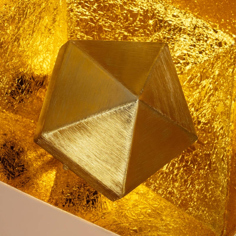 Candeeiro de Mesa Metal Gold Elia