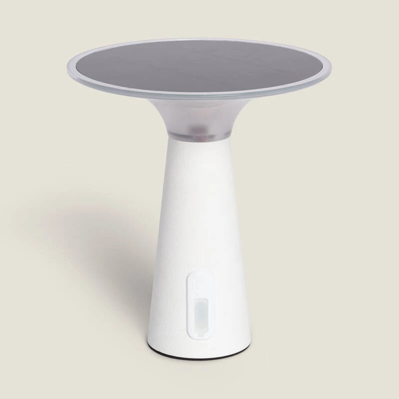 Candeeiro de Mesa Solar Exterior LED Portátil com Bateria USB Recarregável Soucha