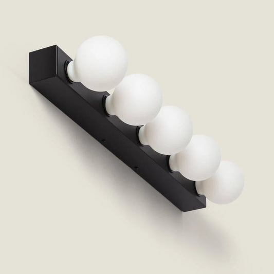 Candeeiro de Parede Casa de Banho Metal 5 Focos Aizkra
