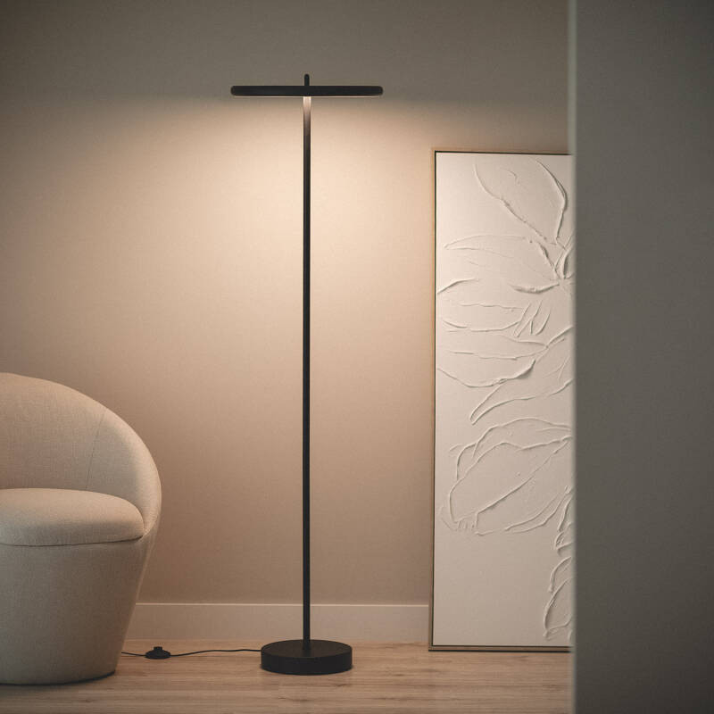 Candeeiro de Pé LED 24W Metal CCT Seleccionável Meisel