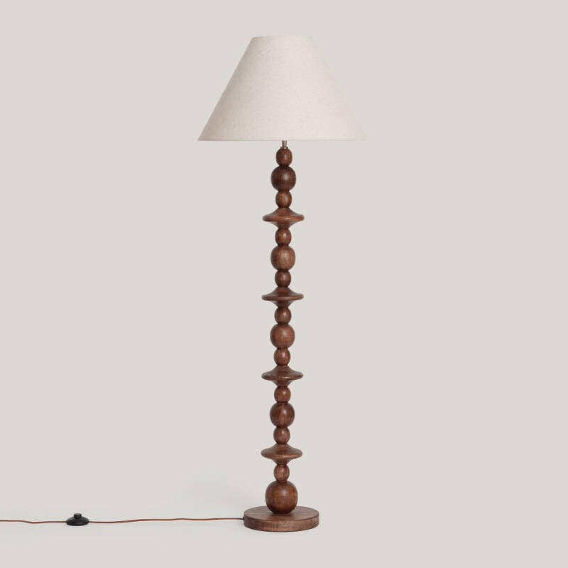 Candeeiro de Pé Madera Tanish