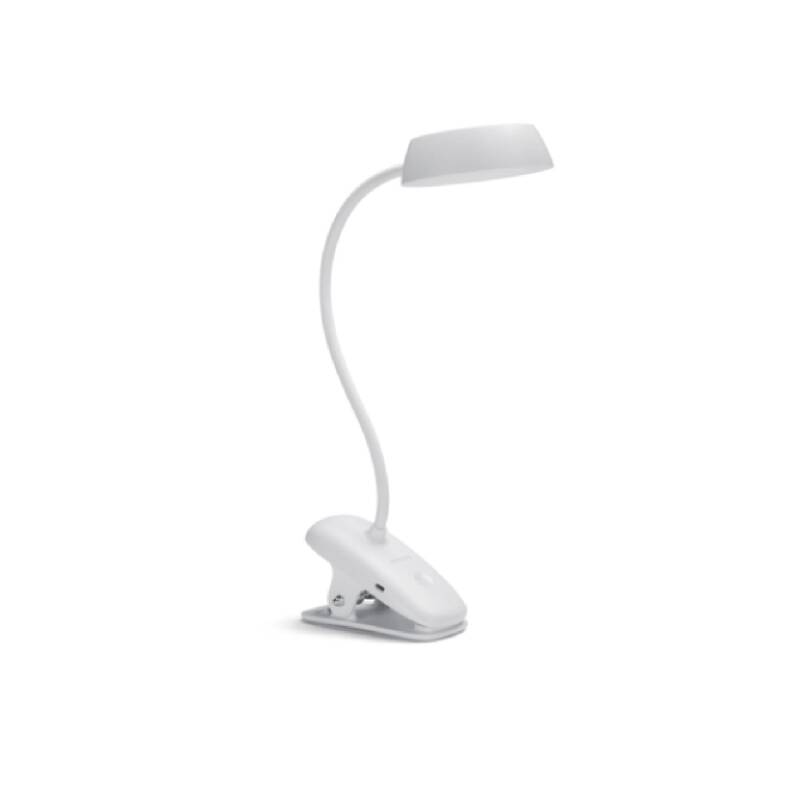 Candeeiro LED Flexo Secretária Philips Donutclip