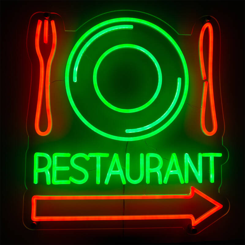 Letreiro Neon LED Restaurant