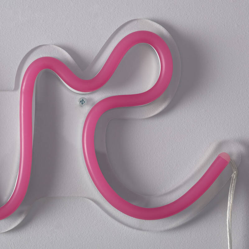 Letreiro Neon "LOVE"