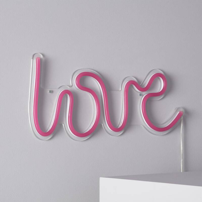 Letreiro Neon "LOVE"