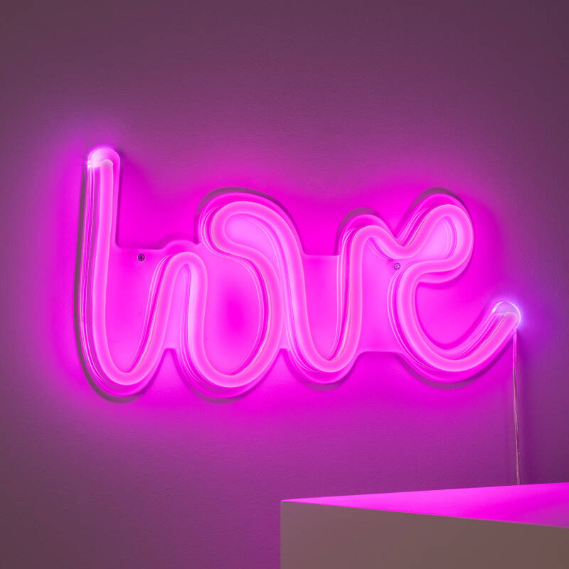 Letreiro Neon "LOVE"