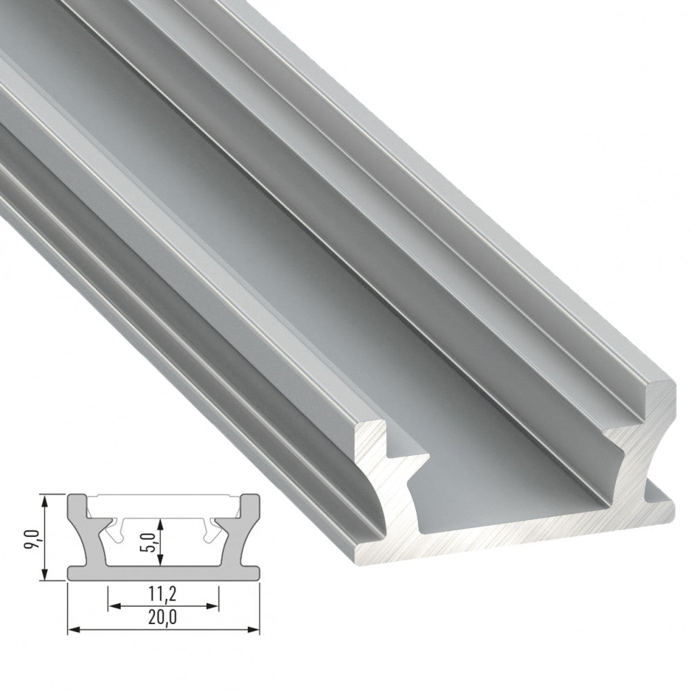 Perfil Alumínio Tipo Terra 2,02M