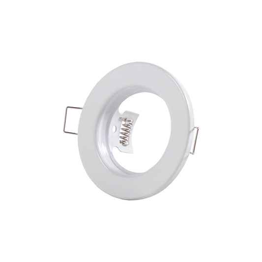 Anel Downlight Circular "Sara" Aço 81Mm - Branco