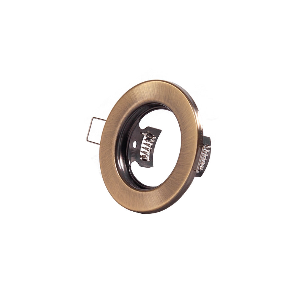 Anel Downlight Circular "Sara" Aço 81Mm - Latonado
