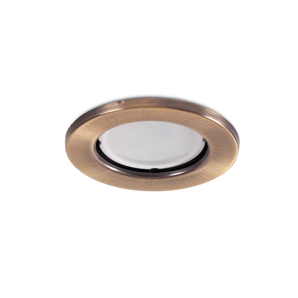 Anel Downlight Circular "Sara" Aço 81Mm - Latonado
