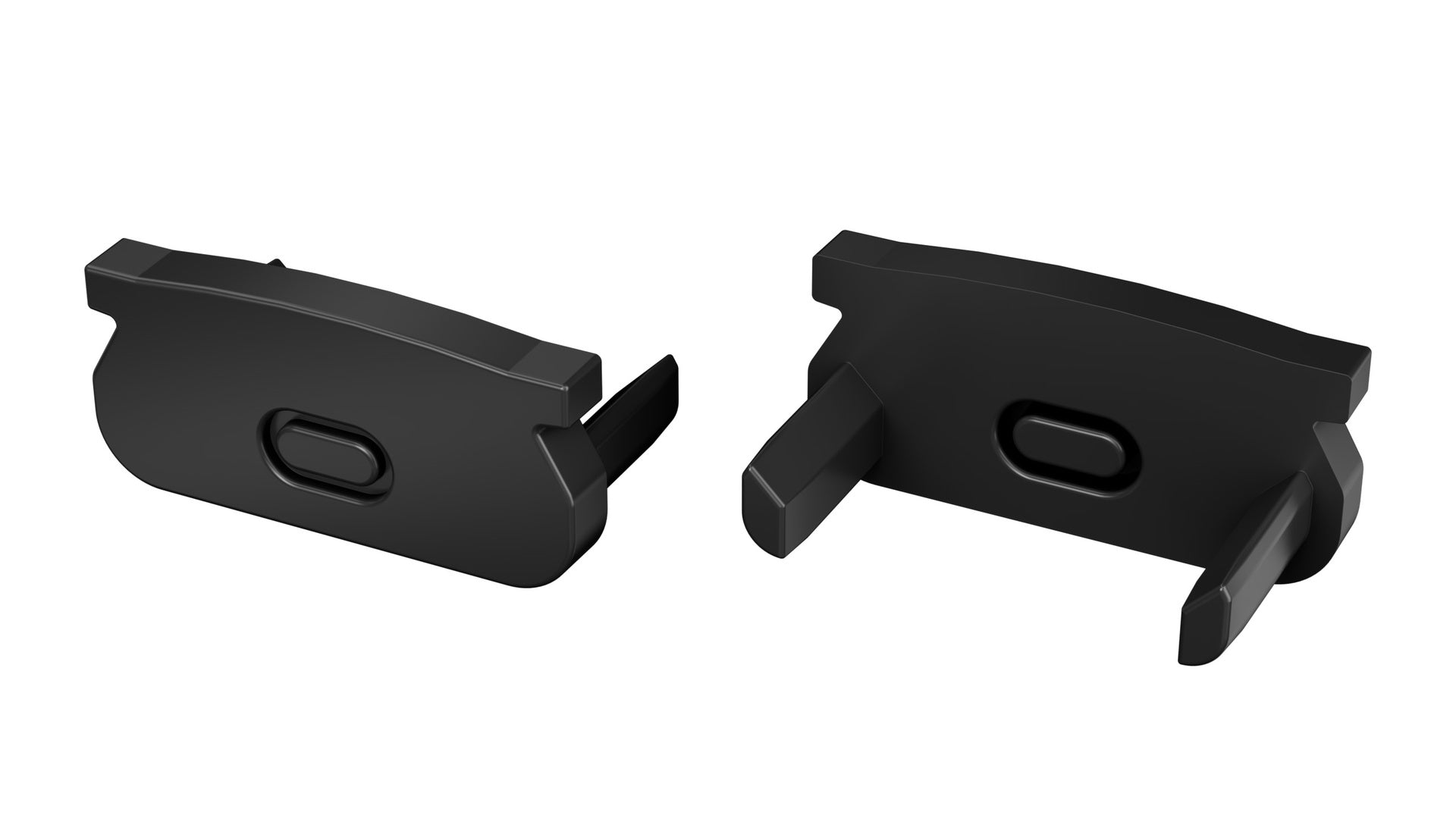 Perfil de alumínio anodizado preto KIMERA-ORRE com difusor opalino e tampas de extremidade 2,02M