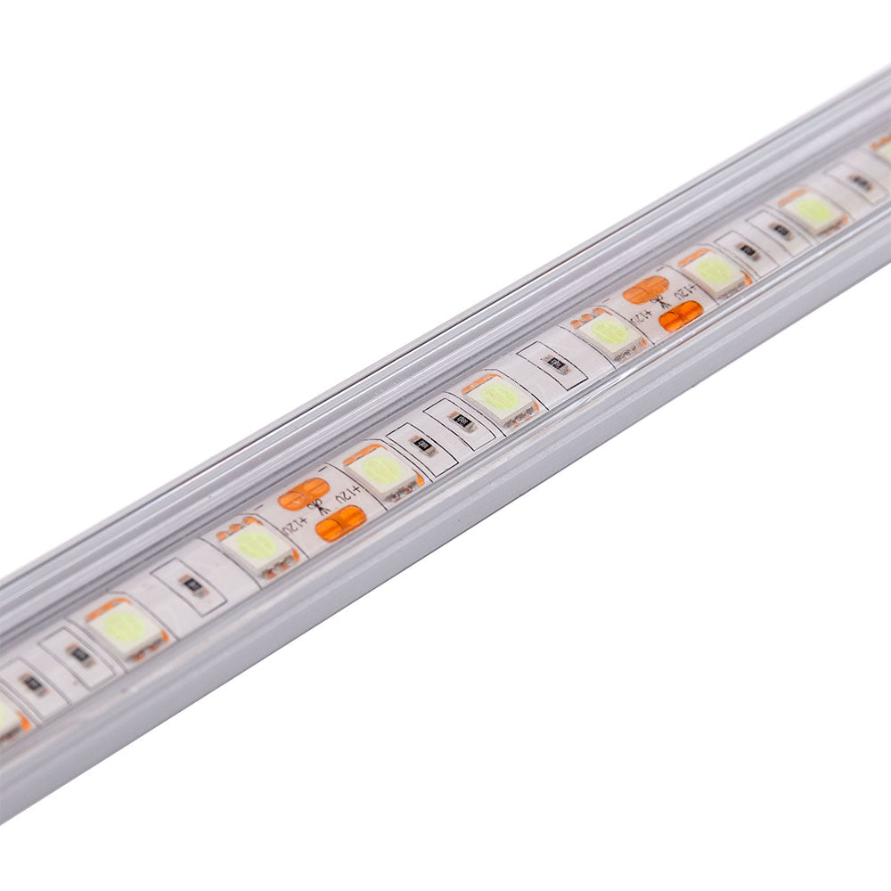 Perfil Alumínio Para A Tira LED Led Difusor Transparente Lle-A1707-T X 2M