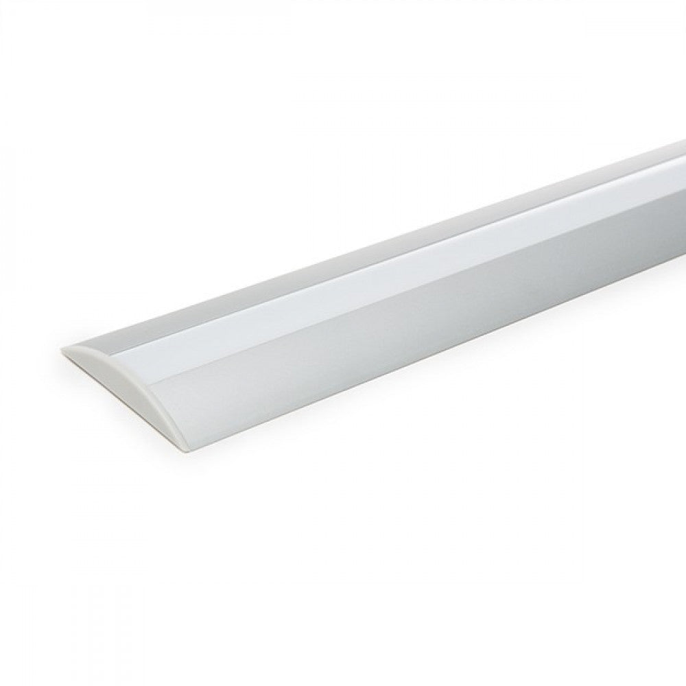 Perfil Alumínio Para A Tira LED Led Difusor Leitoso Lle-Alp021 X 2M