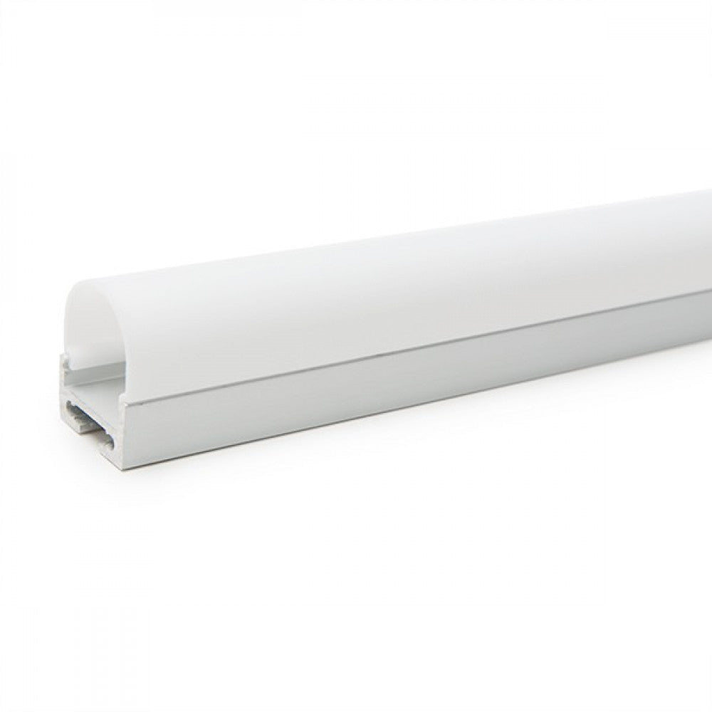 Perfil Alumínio Curvado Para A Tira LED Led Teto/Suspensão Difusor Leitoso Lle-Alp027 X 2M