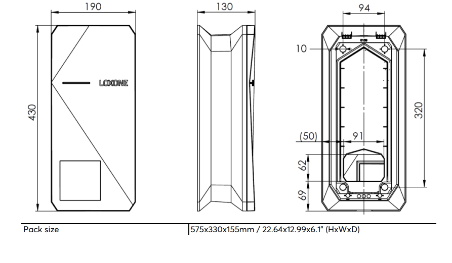 Carregador inteligente Loxone VE 11 kW