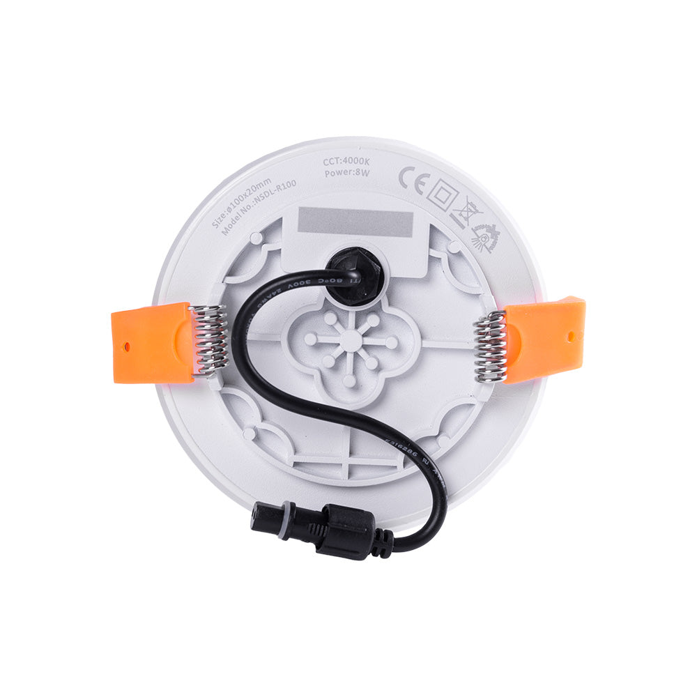 Placa LED 11W 800Lm 2700ºK Circular sem Moldura 40.000H
