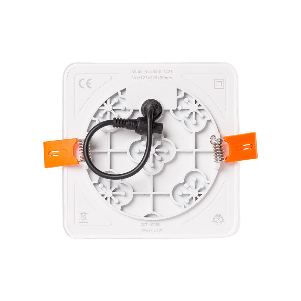 Placa LED 11W 883Lm 4000ºK Quadrada sem Moldura 40.000H