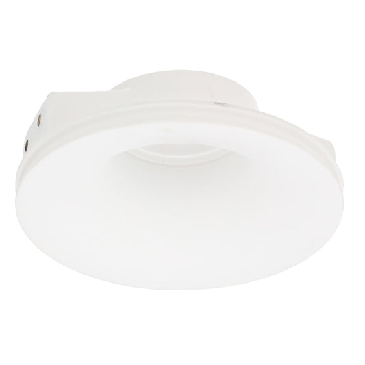Luminária de embutir redonda em gesso GU10 "Polaris"