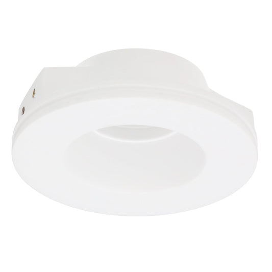 Luminária de embutir redonda em gesso GU10 "Aurea"