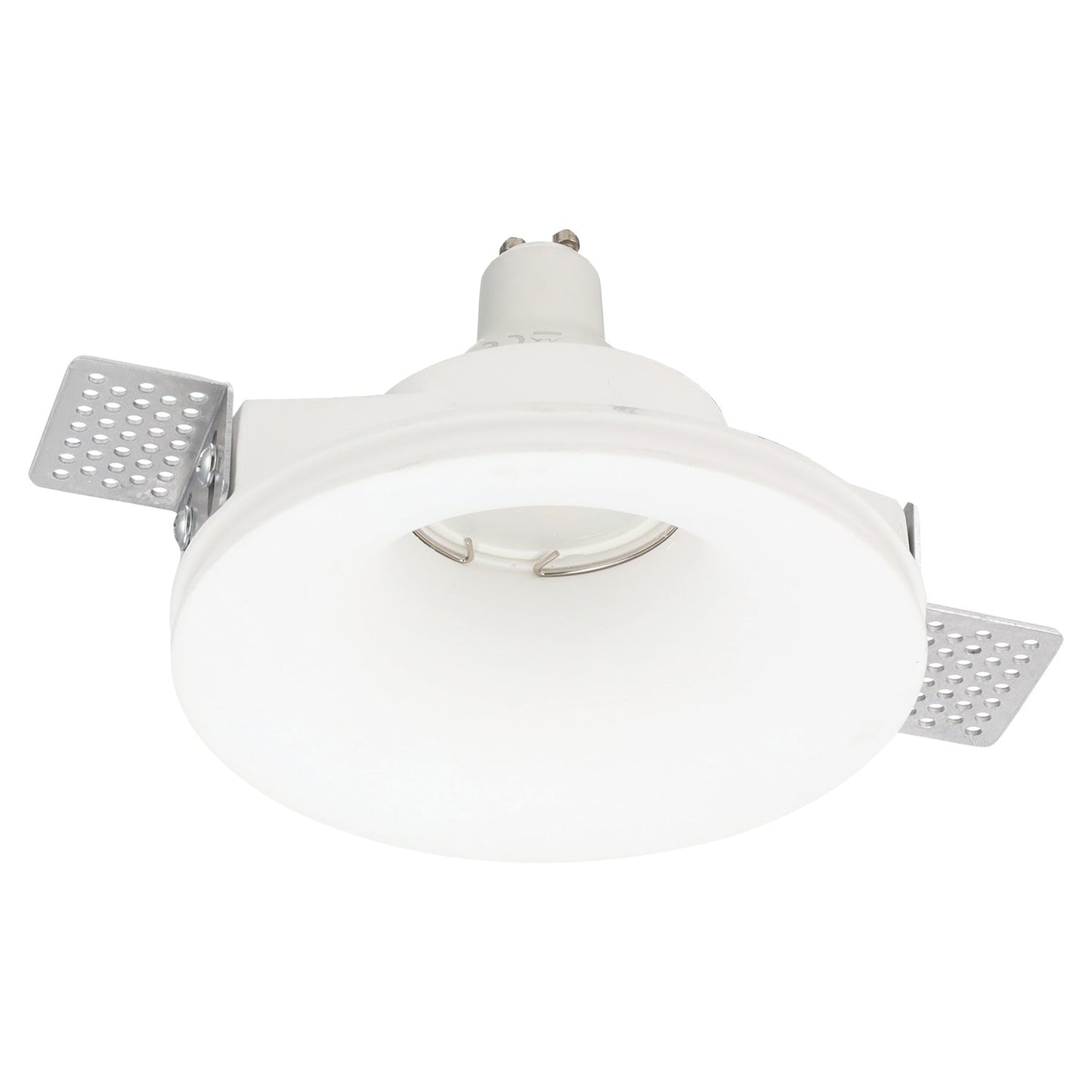 Luminária de embutir redonda em gesso GU10 "Polaris"