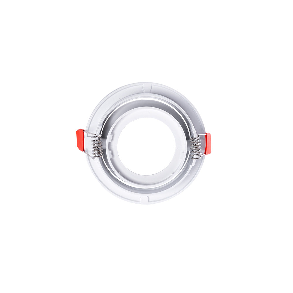 Downlight Circular Gu10 Sem Porta-Lâmpada/Lâmpada - Branco