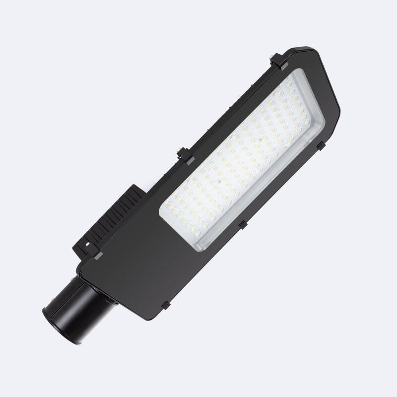 Luminária LED 100W Harlem Chip OSRAM 135 lm/W Preta Iluminação Pública