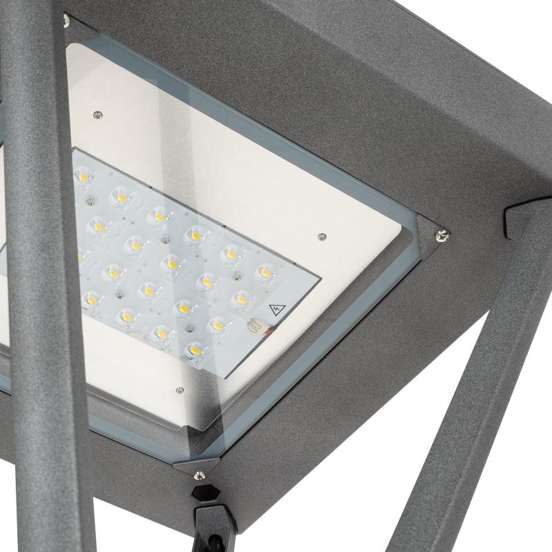 Luminária LED 60W Aventino Square LUMILEDS PHILIPS Xitanium Programável 5 Steps Iluminação Pública