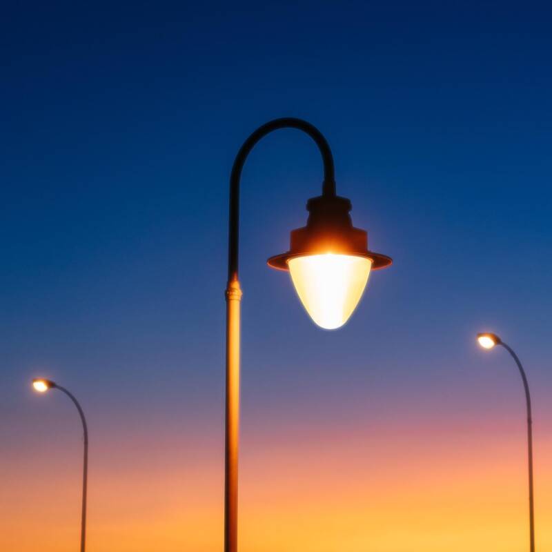 Luminária LED 60W Fisher LUMILEDS PHILIPS Xitanium Regulável 1-10V Iluminação Pública