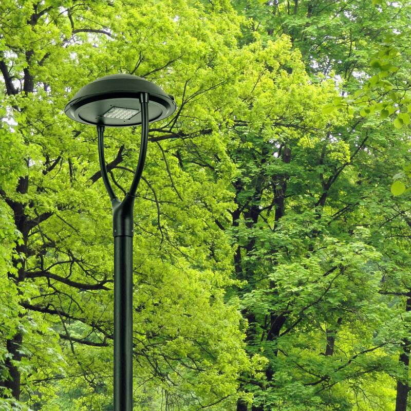 Luminária LED 60W NeoVentino LUMILEDS PHILIPS Xitanium Programável 5 Steps Iluminação Pública