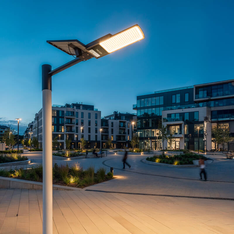 Luminária LED Solar 2400 lm 120 lm/W Serbal para Iluminação Pública