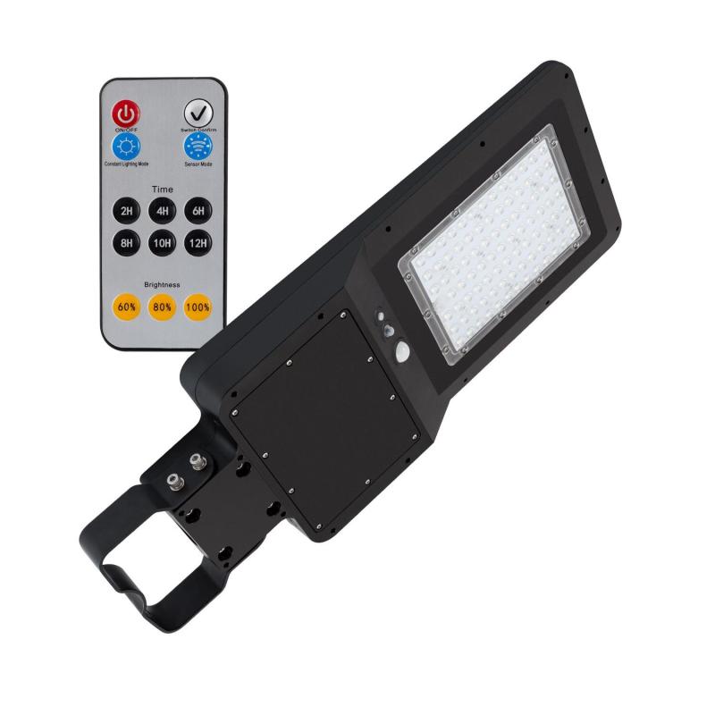 Luminária LED Solar com Sensor de Movimento e Crepuscular 32W 4800lm